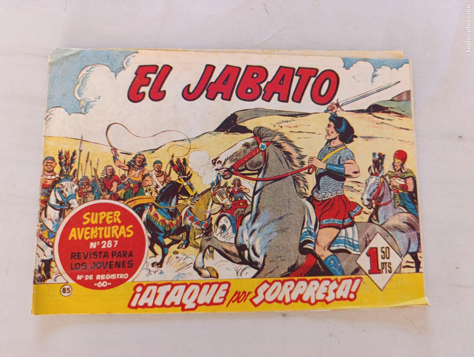 Tebeos: EL JABATO N&ordm; 85 - BRUGUERA - ORIGINAL (HT)