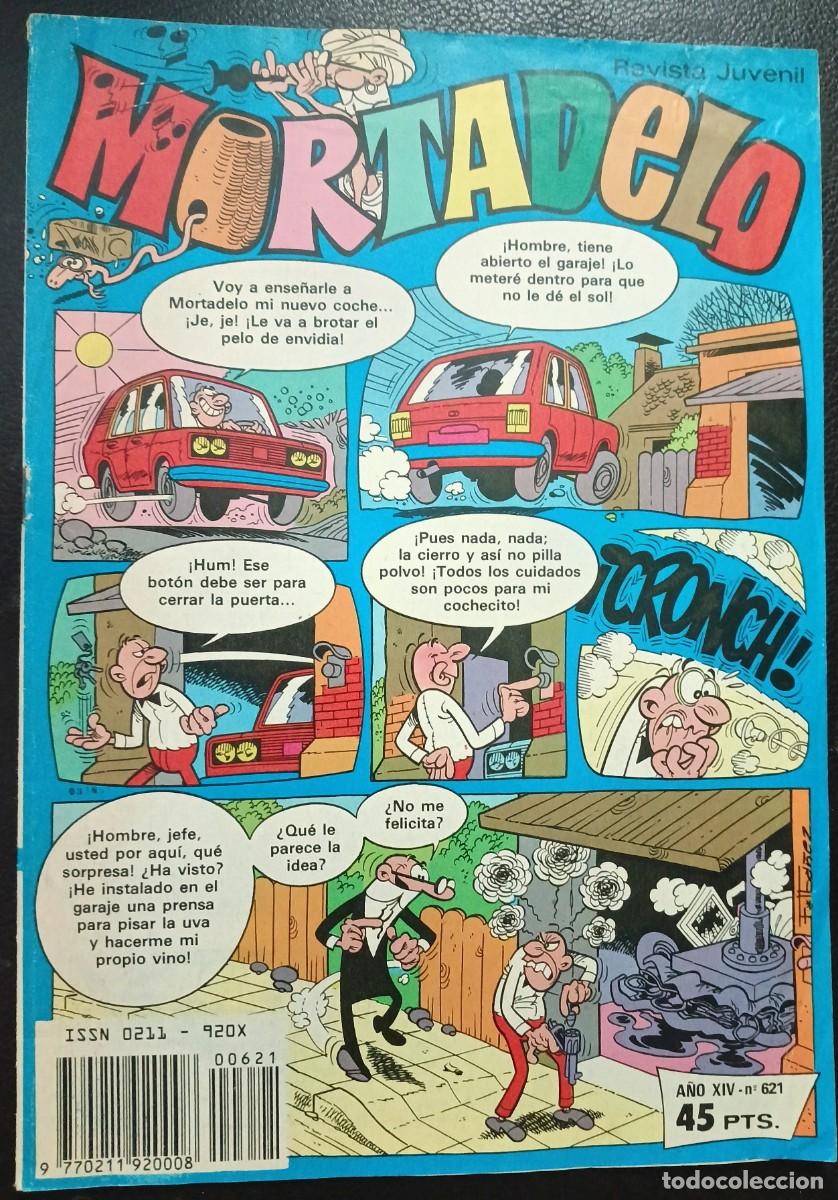 Tebeos: MORTADELO SEMANAL-BRUGUERA- N&ordm; 621 -7 MARZO-1983-MINI REY-DON PERCEBE-DIF&Iacute;CIL-BUENO-VEA-1825