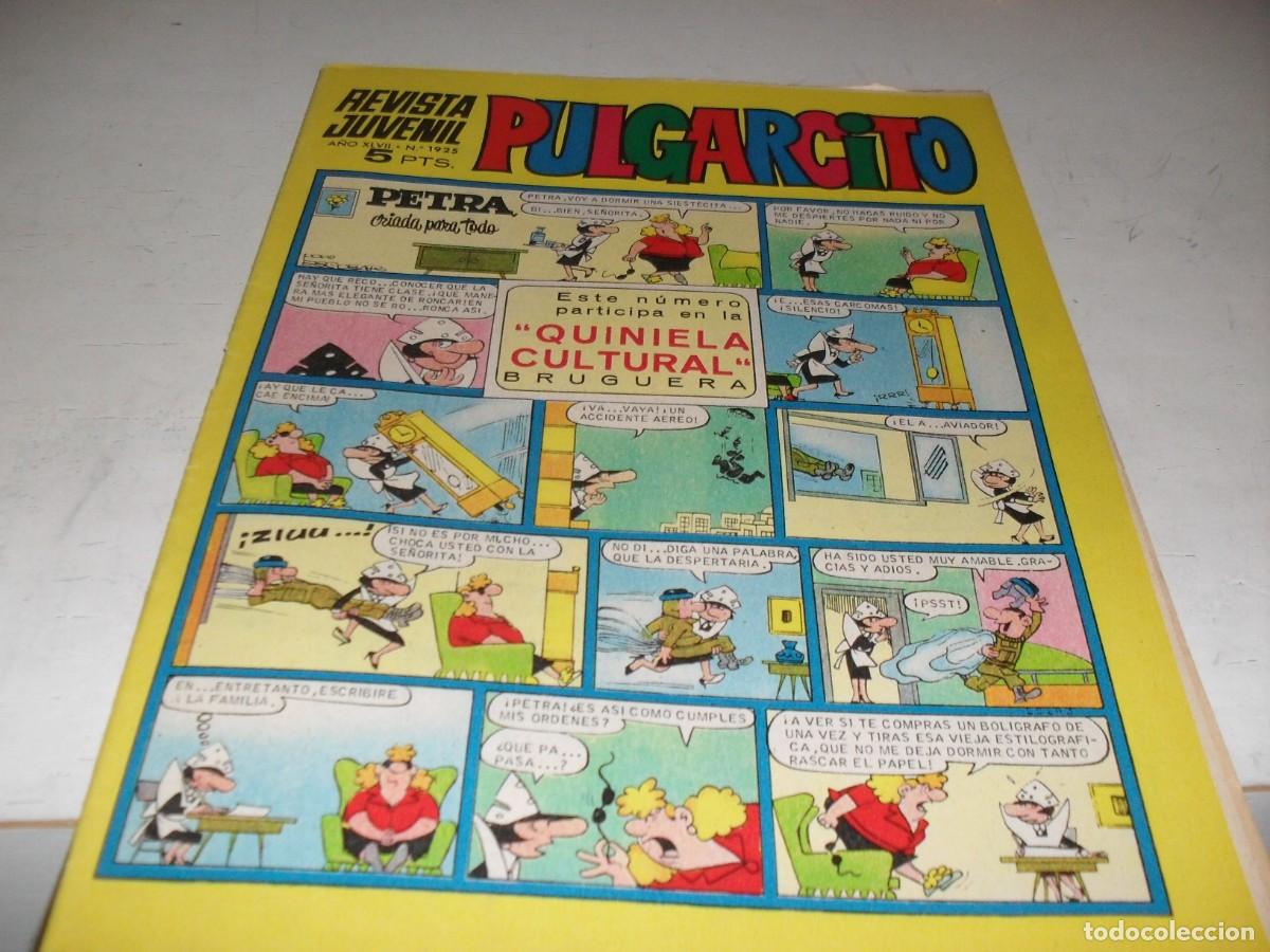 Tebeos: PULGARCITO N&ordm; 1925,CON 4 CROMOS DE FUTBOL(LEASE),DE 2597.BRUGUERA,1947