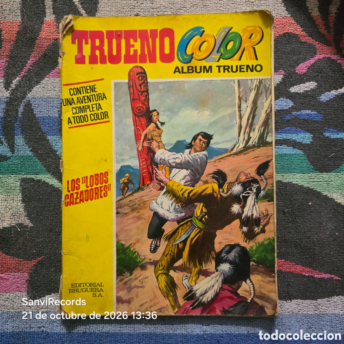 Tebeos: EL CAPIT&Aacute;N TRUENO, COLOR, ALBUM TRUENO 14: LOS LOBOS CAZADORES (BRUGUERA)