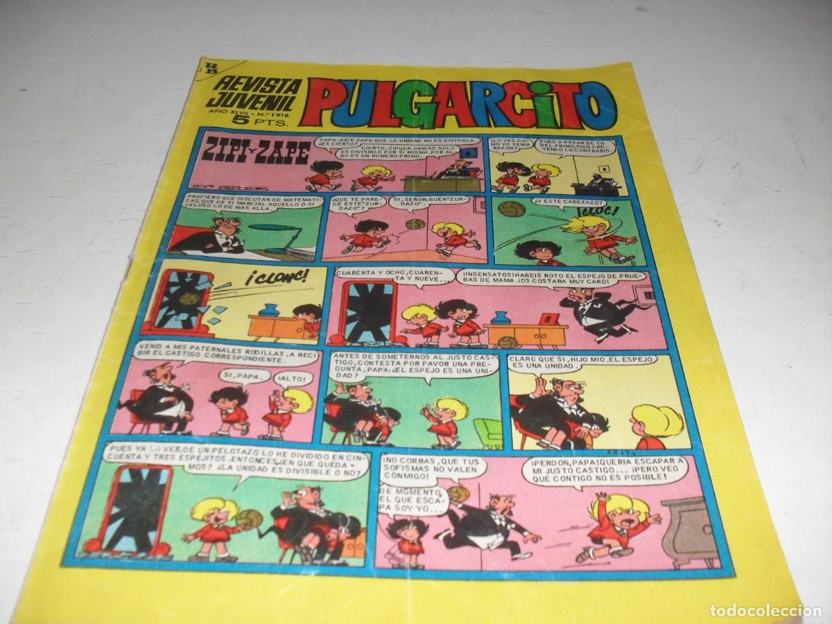 Tebeos: PULGARCITO N&ordm; 1918,CON 4 CROMOS DE FUTBOL(LEASE),DE 2597.BRUGUERA,1947