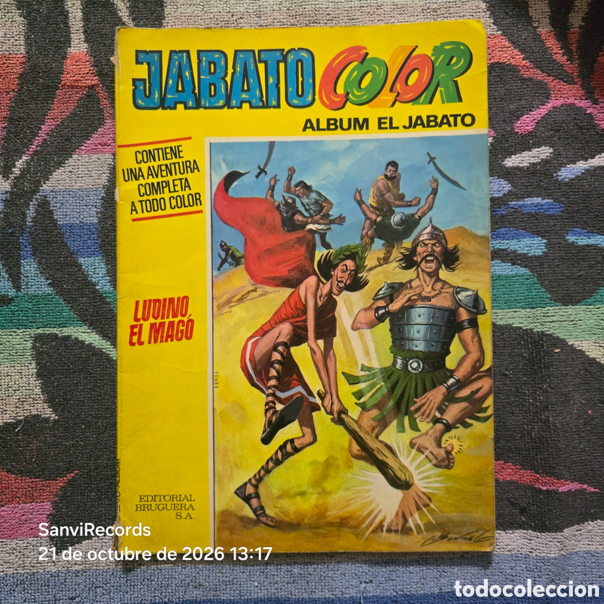 Tebeos: EL JABATO COLOR, ALBUM EL JABATO: LUDINO EL MAGO (BRUGUERA)