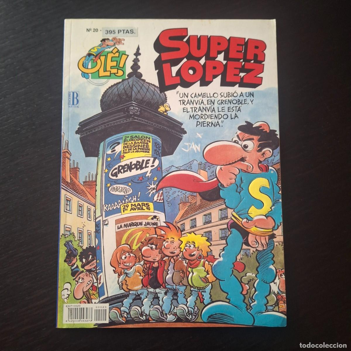 Tebeos: SUPER LOPEZ N&ordm; 20 - UN CAMELLO SUBIO A UN TRANVIA EN GRENOBLE - COLECCION OLE - 1&ordf; EDICION