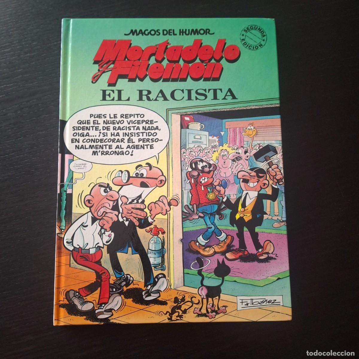 Tebeos: MORTADELO Y FILEMON - EL RACISTA - MAGOS DEL HUMOR N&ordm; 44 - COMIC IBA&Ntilde;EZ - 2&ordf; EDICION 1993