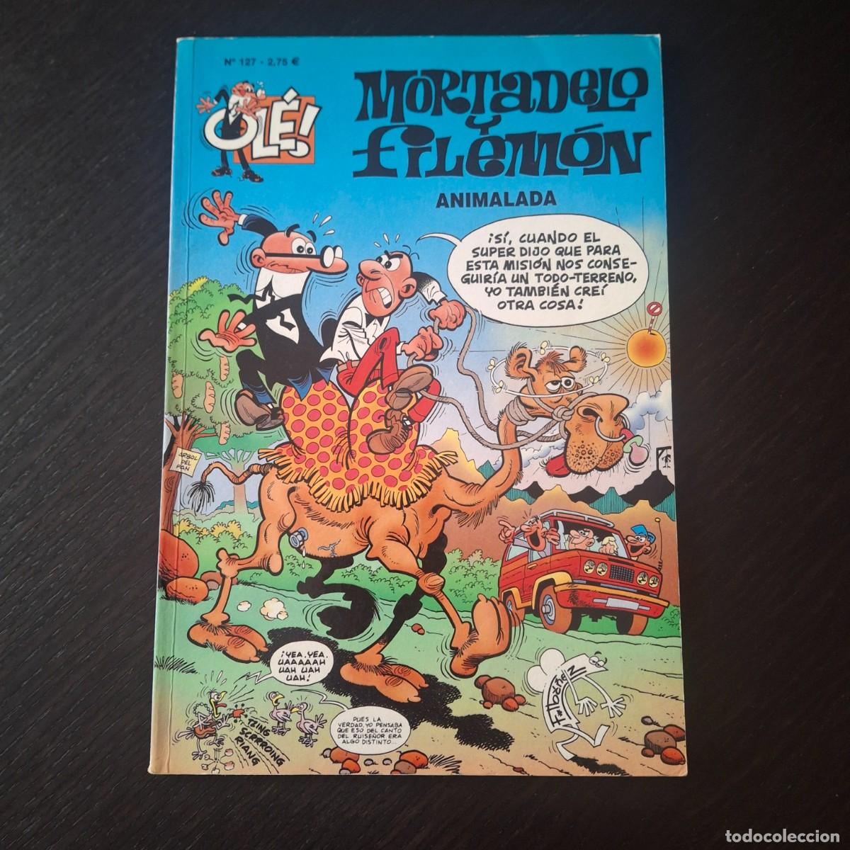 Tebeos: MORTADELO Y FILEMON N&ordm; 127 - ANIMALADA - COLECCION OLE - COMIC IBA&Ntilde;EZ - 2&ordf; EDICION 2003