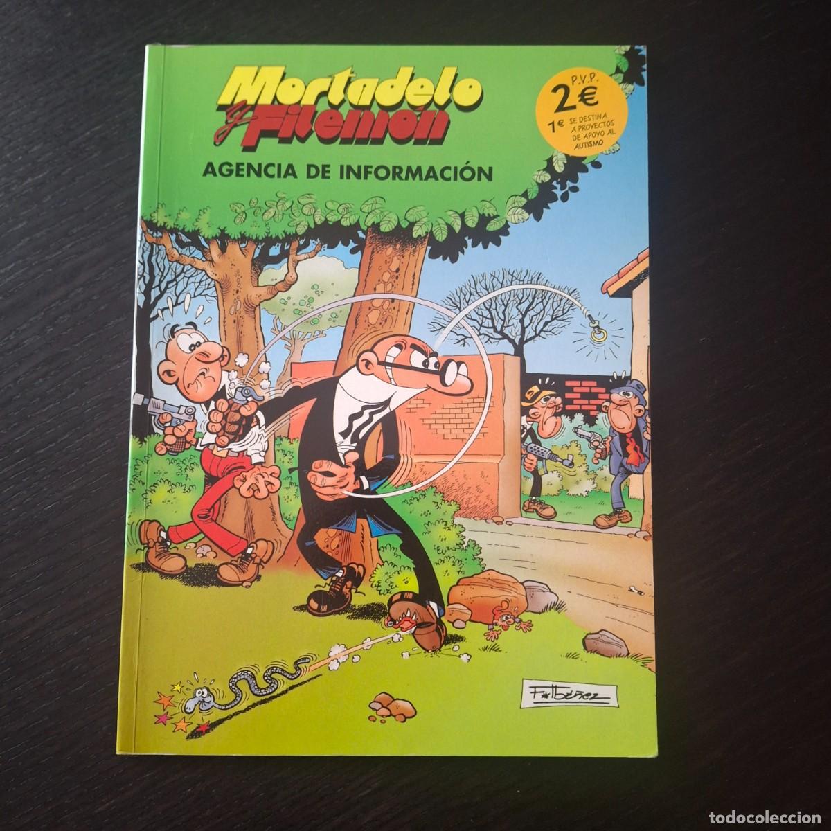 Tebeos: MORTADELO Y FILEMON AGENCIA DE INFORMACION - EDICIONES B - APOYO AL AUTISMO DIFICIL RARO