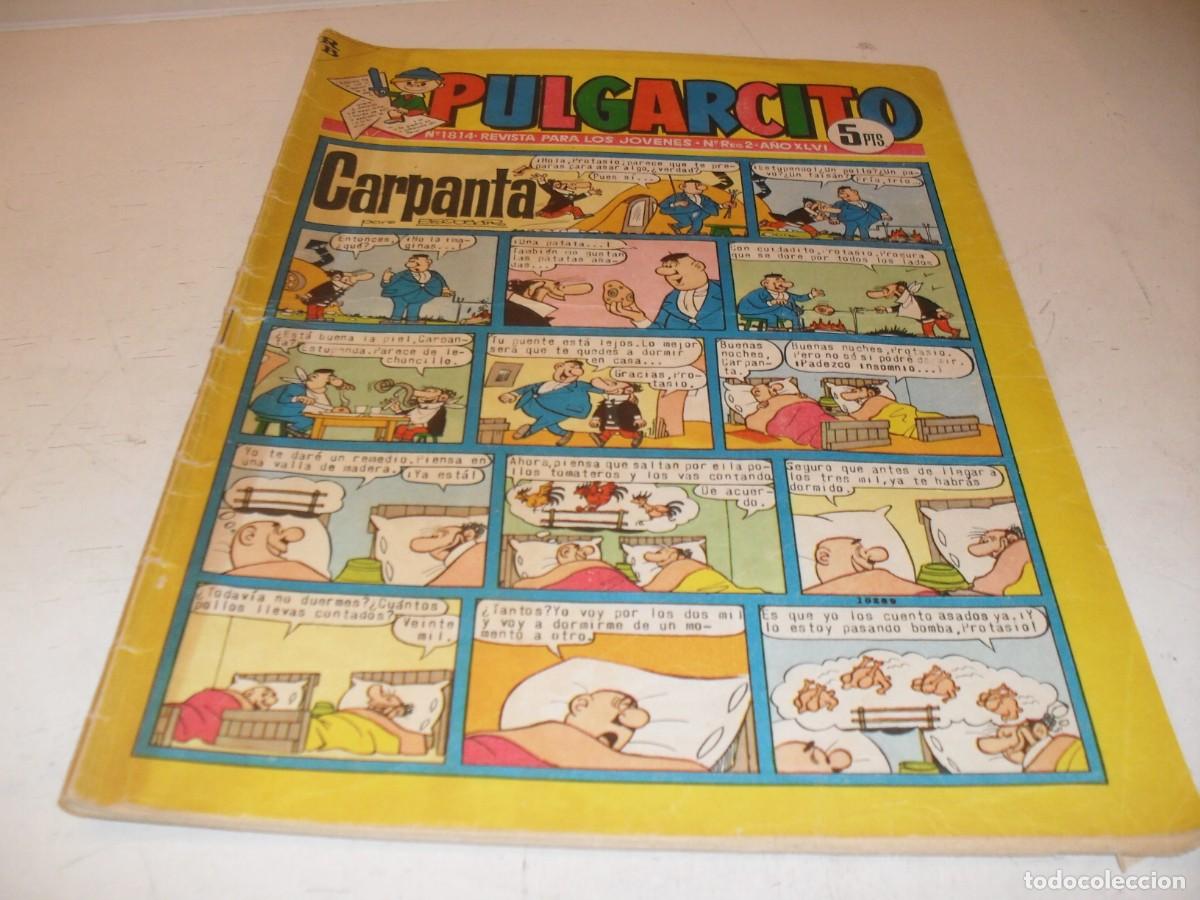 Tebeos: PULGARCITO N&ordm; 1814,CON PUBLICIDAD DE CROMOS BIMBO, EN CONTRAPORTADA,DE 2597.BRUGUERA,1947