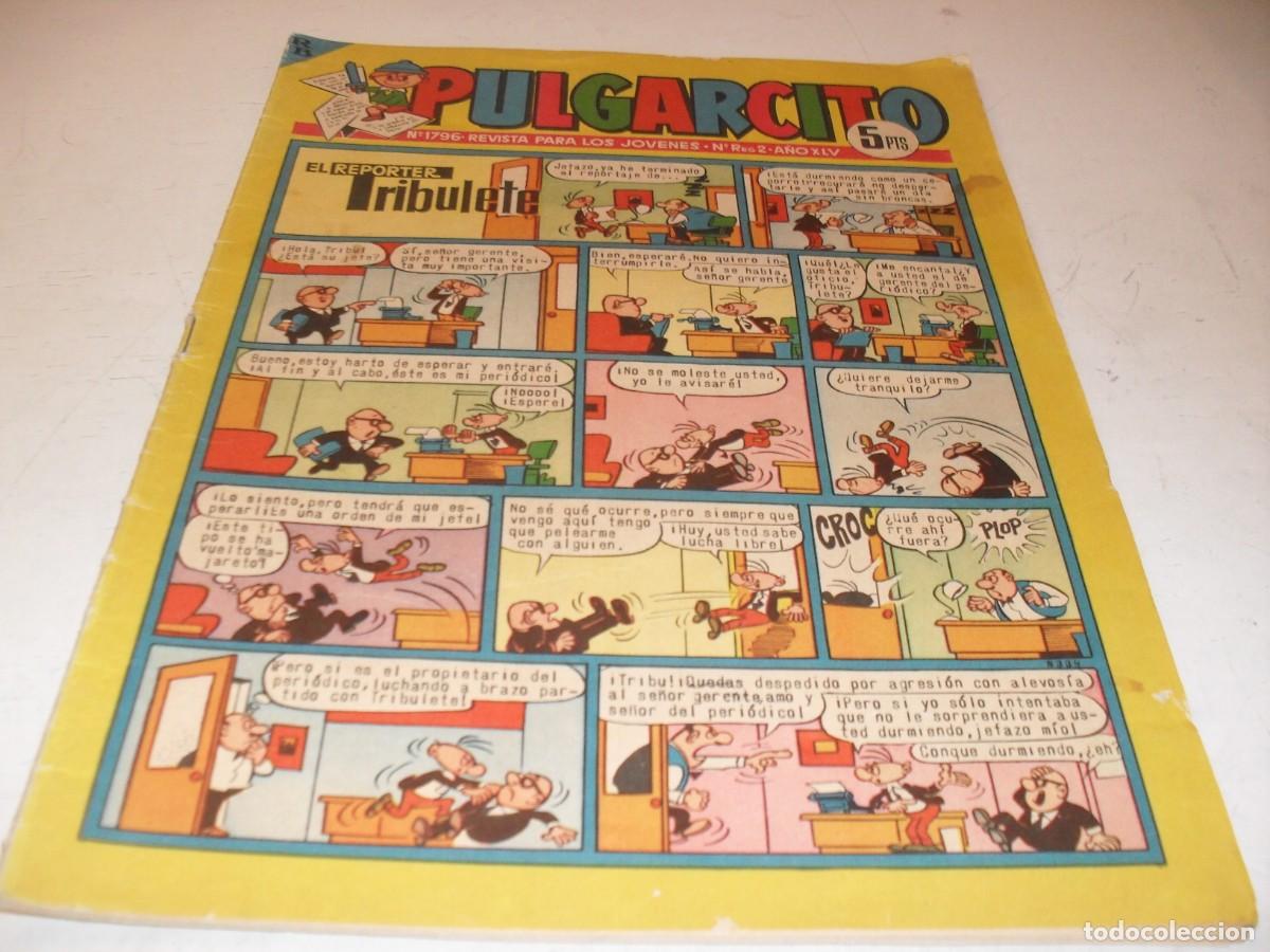 Tebeos: PULGARCITO N&ordm; 1796,CON BELLA PUBLCIDAD DE COLA CAO EN CONTRAPORTADA,DE 2597.BRUGUERA,1947