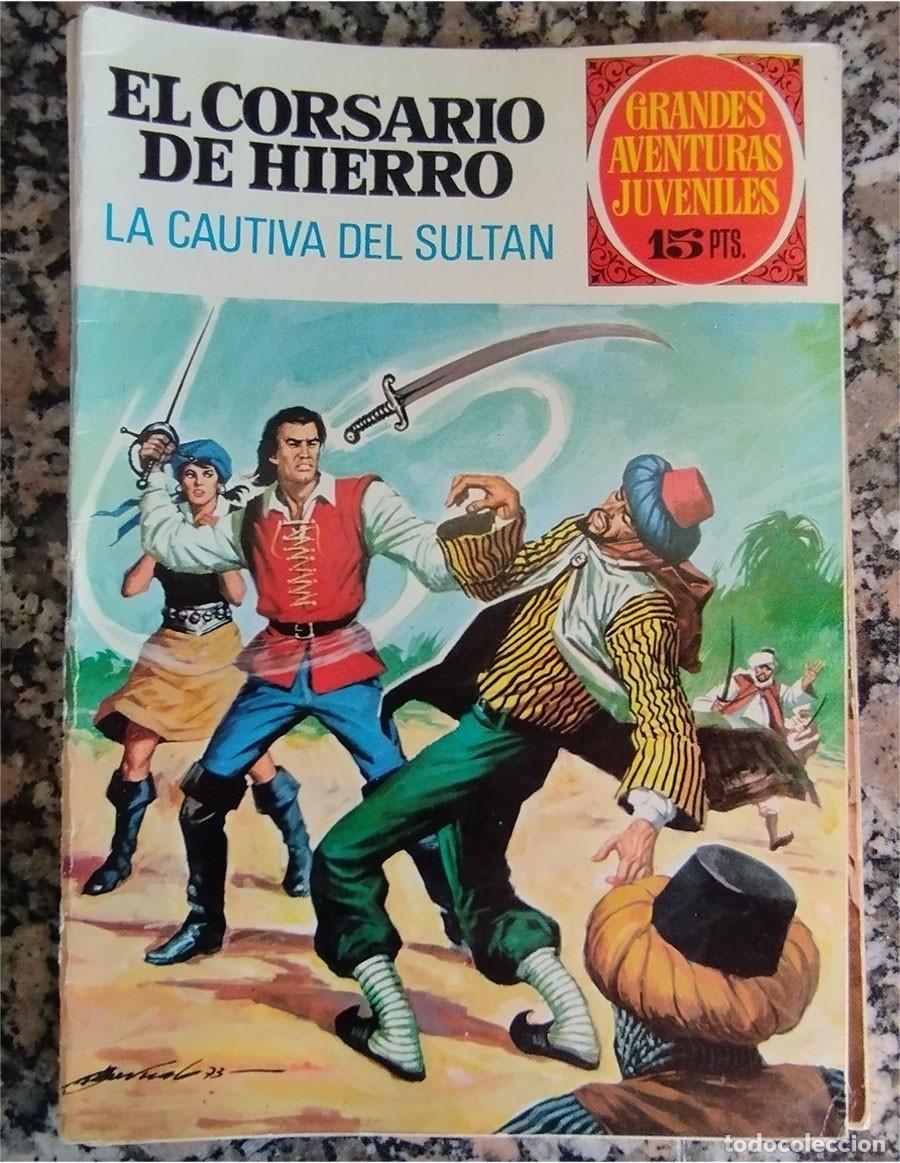 Tebeos: LA CAUTIVA DEL SULTAN EL CORSARIO DE HIERRO N.&ordm; 53 GRANDES AVENTURAS JUVENILES ROJAS BRUGUERA 1&ordf; ED