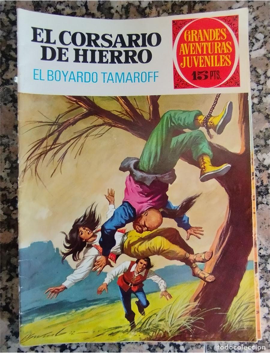 Tebeos: EL BOYARDO TAMAROFF EL CORSARIO DE HIERRO N.&ordm; 37 GRANDES AVENTURAS JUVENILES ROJAS BRUGUERA 1&ordf; ED.