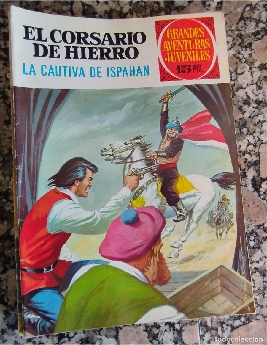 Tebeos: LA CAUTIVA DE IPAHAN EL CORSARIO DE HIERRO N.&ordm; 33 GRANDES AVENTURAS JUVENILES ROJAS BRUGUERA 1&ordf; ED
