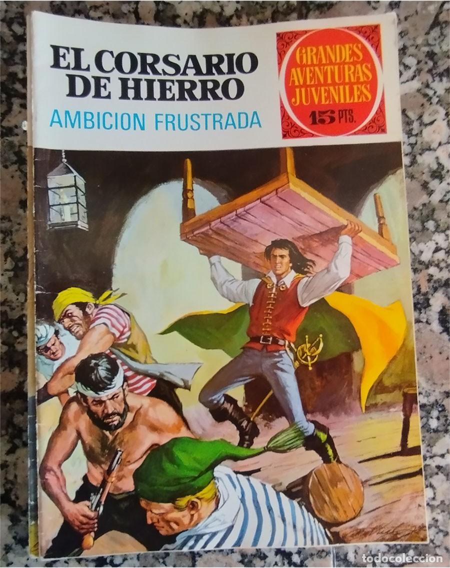 Tebeos: AMBICION FRUSTRADA EL CORSARIO DE HIERRO N.&ordm; 29 GRANDES AVENTURAS JUVENILES ROJAS BRUGUERA 1&ordf; ED