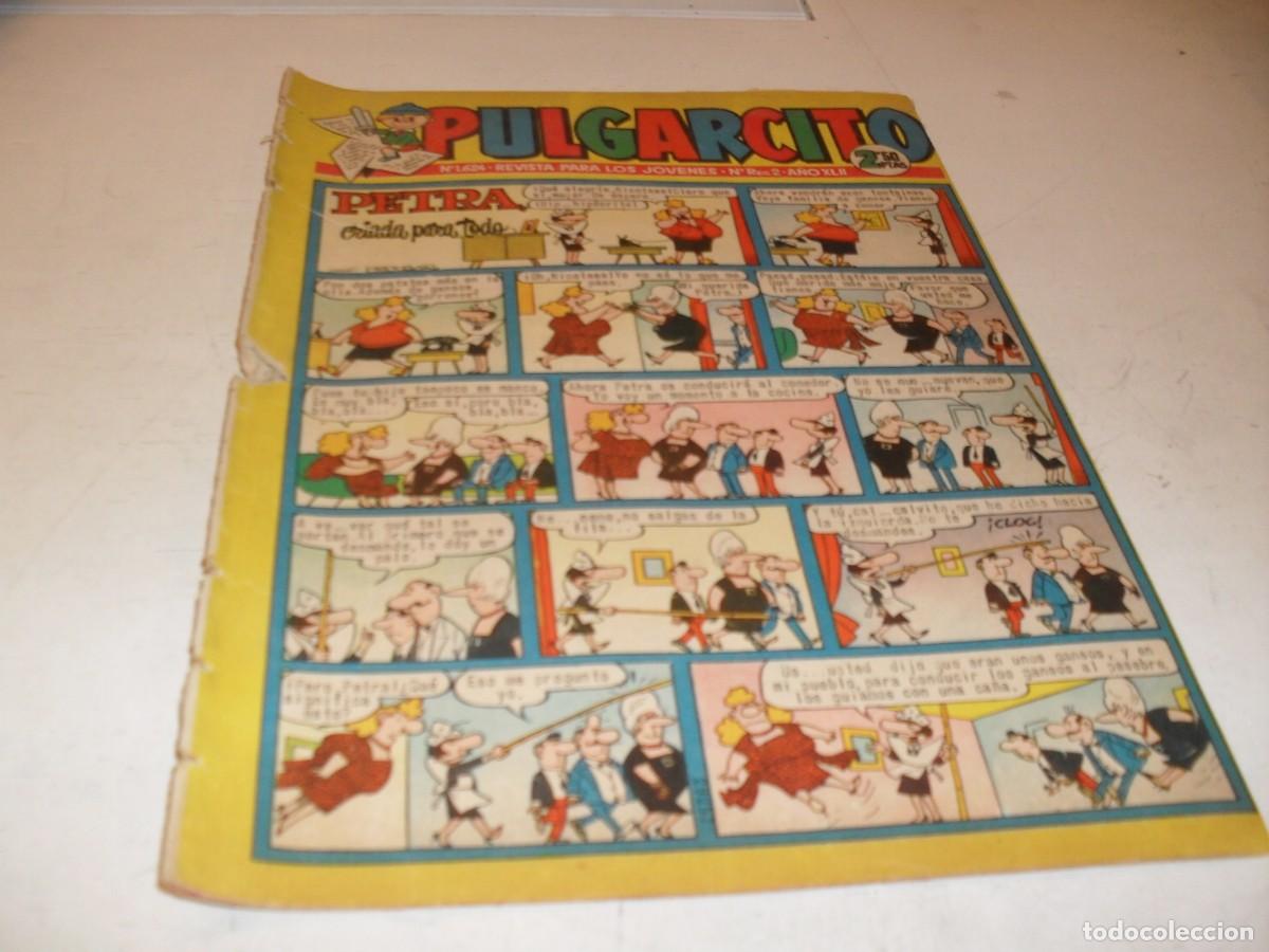 Tebeos: PULGARCITO N&ordm; 1624,CON MORTADELO Y EL INSPECTOR DAN,DE 2597.BRUGUERA,1947