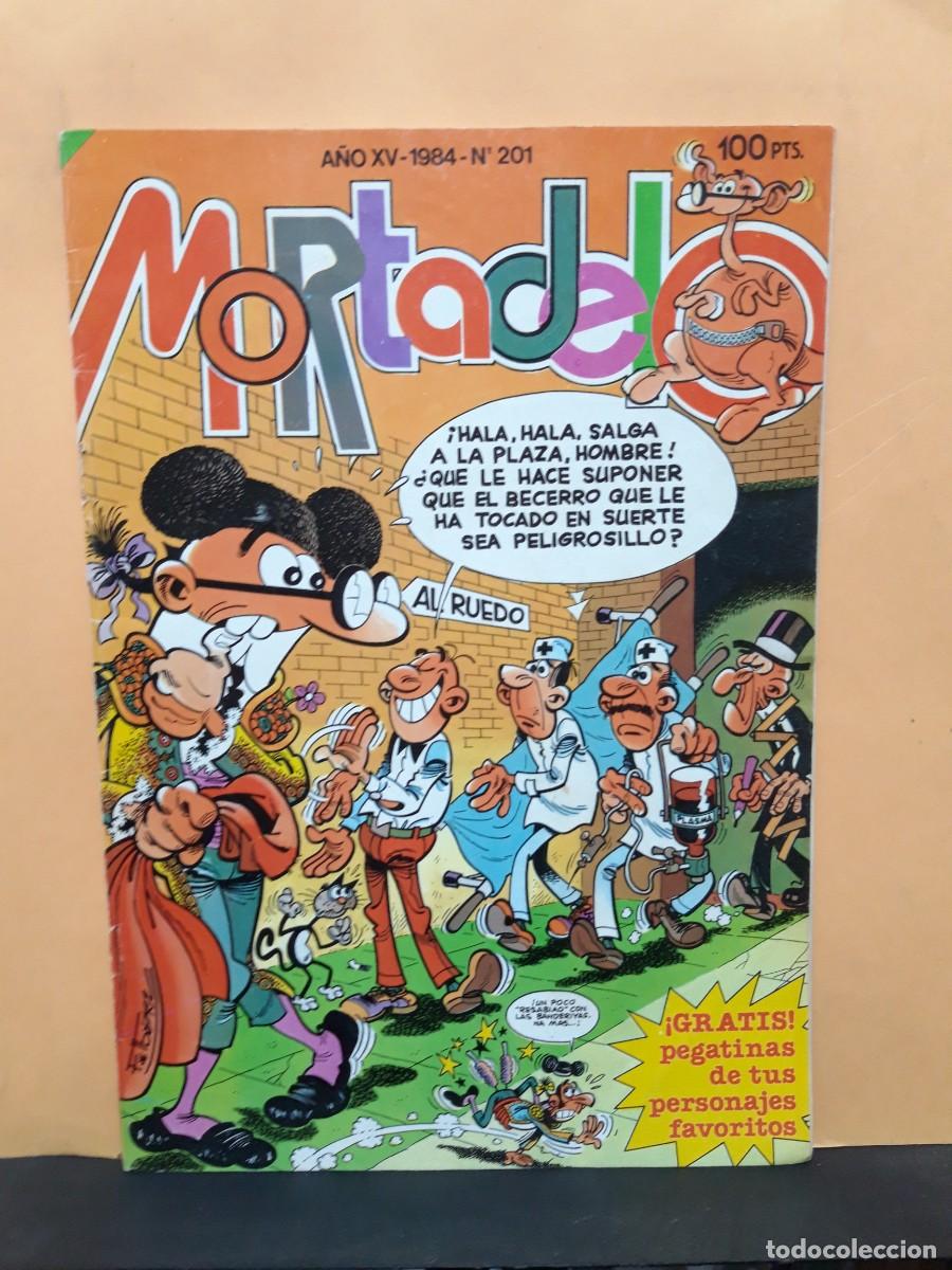 Tebeos: MORTADELO. REVISTA. N&ordm; 201. BRUGUERA. No conserva las pegatinas