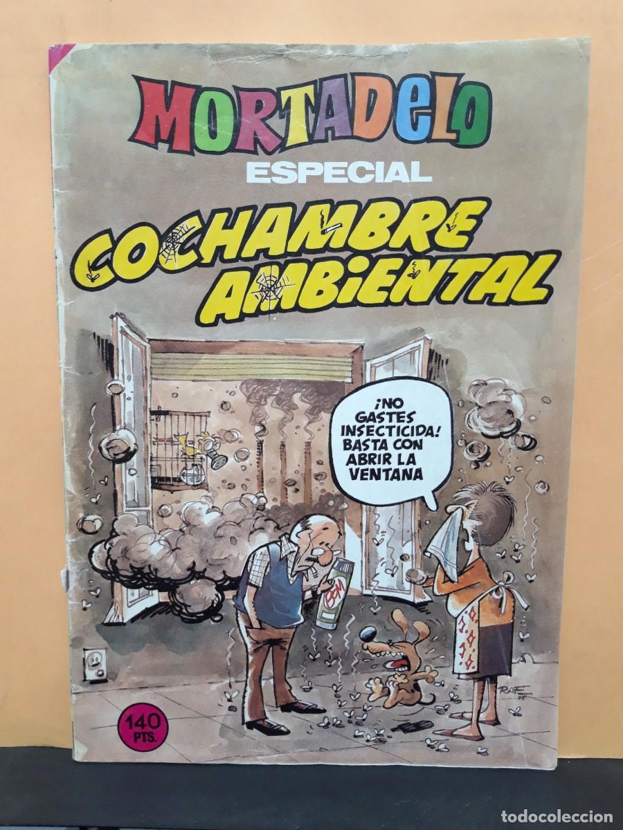 Tebeos: MORTADELO ESPECIAL. N&ordm; 197. COCHAMBRE AMBIENTAL. BRUGUERA. Con el 270 de Joyas Literarias