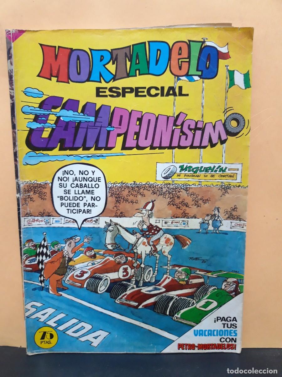 Tebeos: MORTADELO ESPECIAL N&ordm; 88. CAMPEON&Iacute;SIMO . BRUGUERA. Con los petro-mortadelos.