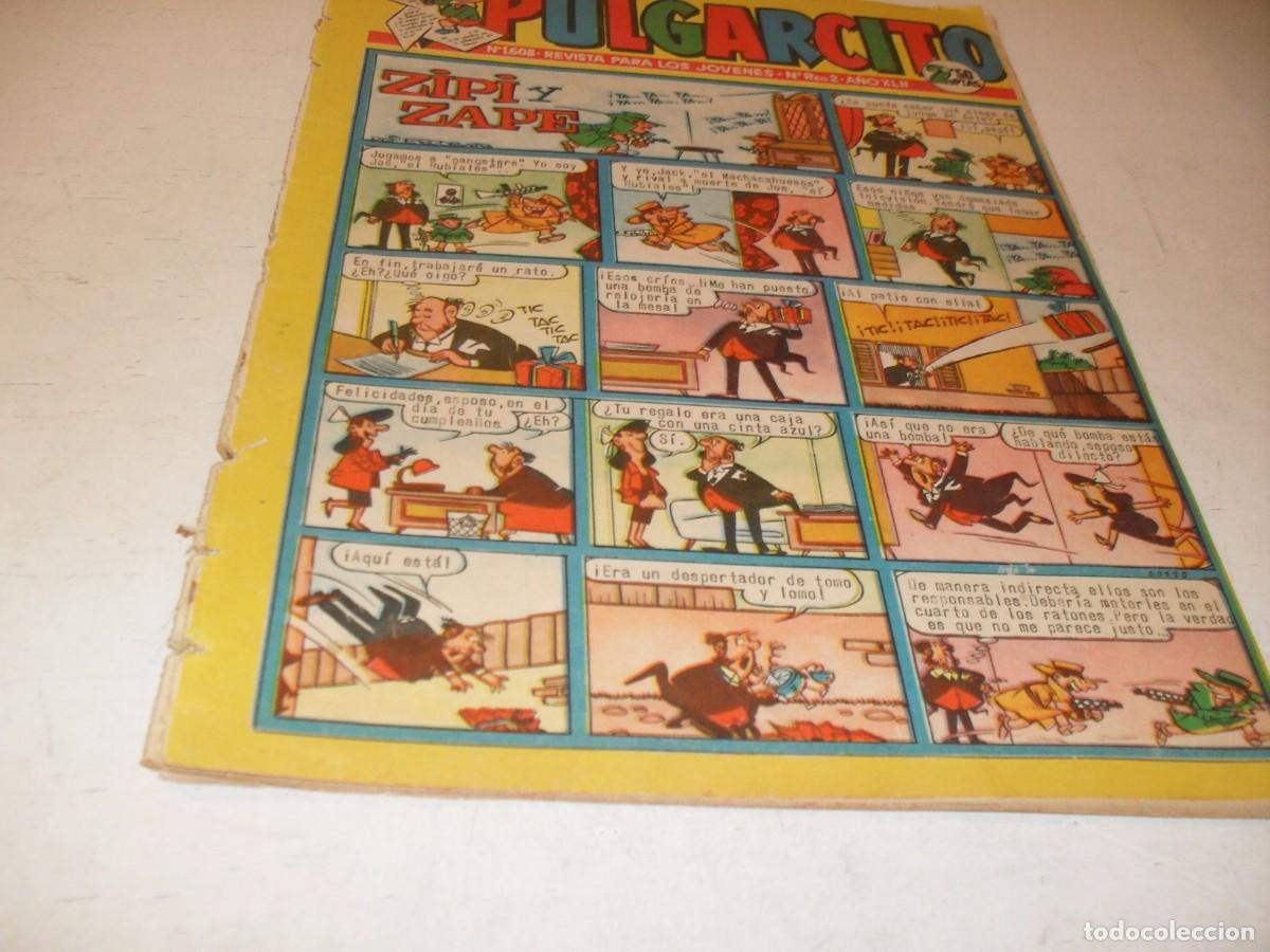 Tebeos: PULGARCITO N&ordm; 1608,CON EL MORTADELO CLASICO DE IBA&Ntilde;EZ,DE 2597.BRUGUERA,1947