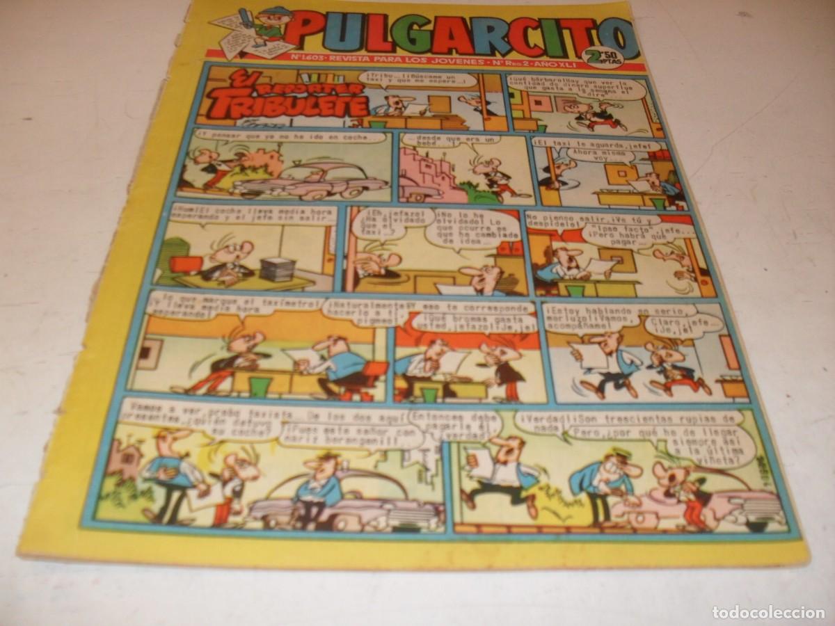 Tebeos: PULGARCITO N&ordm; 1603,CON EL MORTADELO CLASICO DE IBA&Ntilde;EZ,DE 2597.BRUGUERA,1947