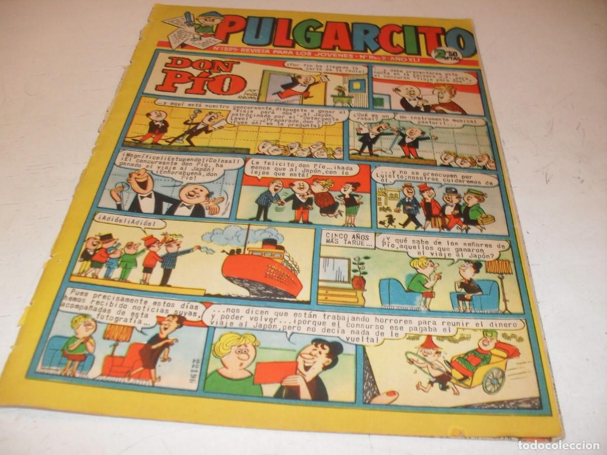 Tebeos: PULGARCITO N&ordm; 1595,CON EL CAPITAN TRUENO,DE 2597.BRUGUERA,1947