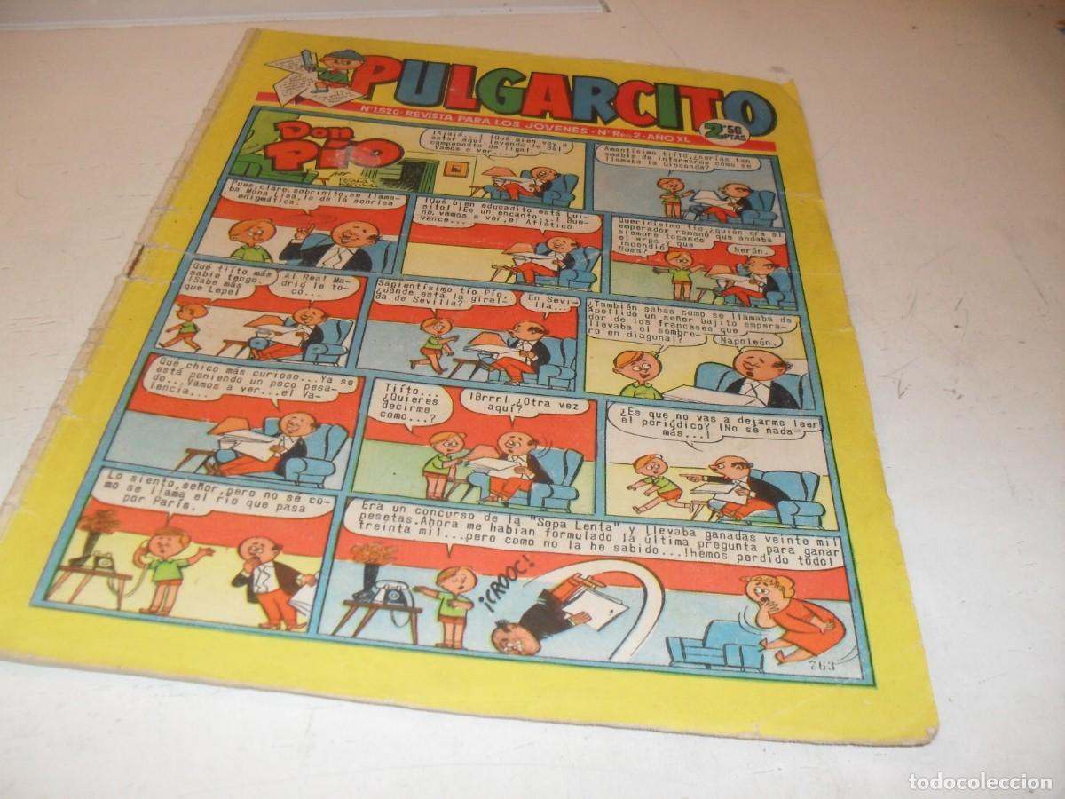 Tebeos: PULGARCITO N&ordm; 1520,CON EL CAPITAN TRUENO,DE 2597.BRUGUERA,1947
