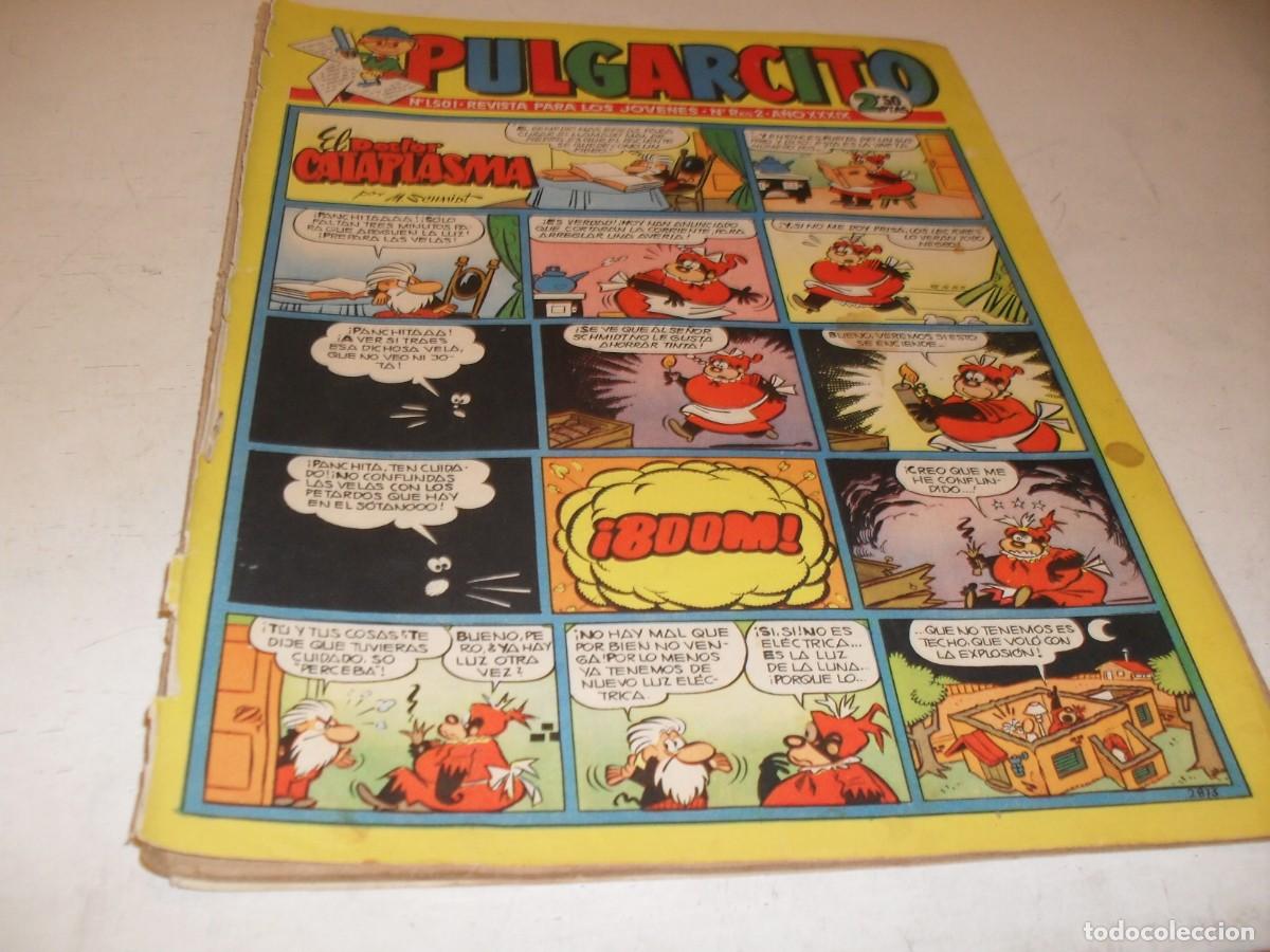 Tebeos: PULGARCITO N&ordm; 1501,CON EL CAPITAN TRUENO,DE 2597.BRUGUERA,1947