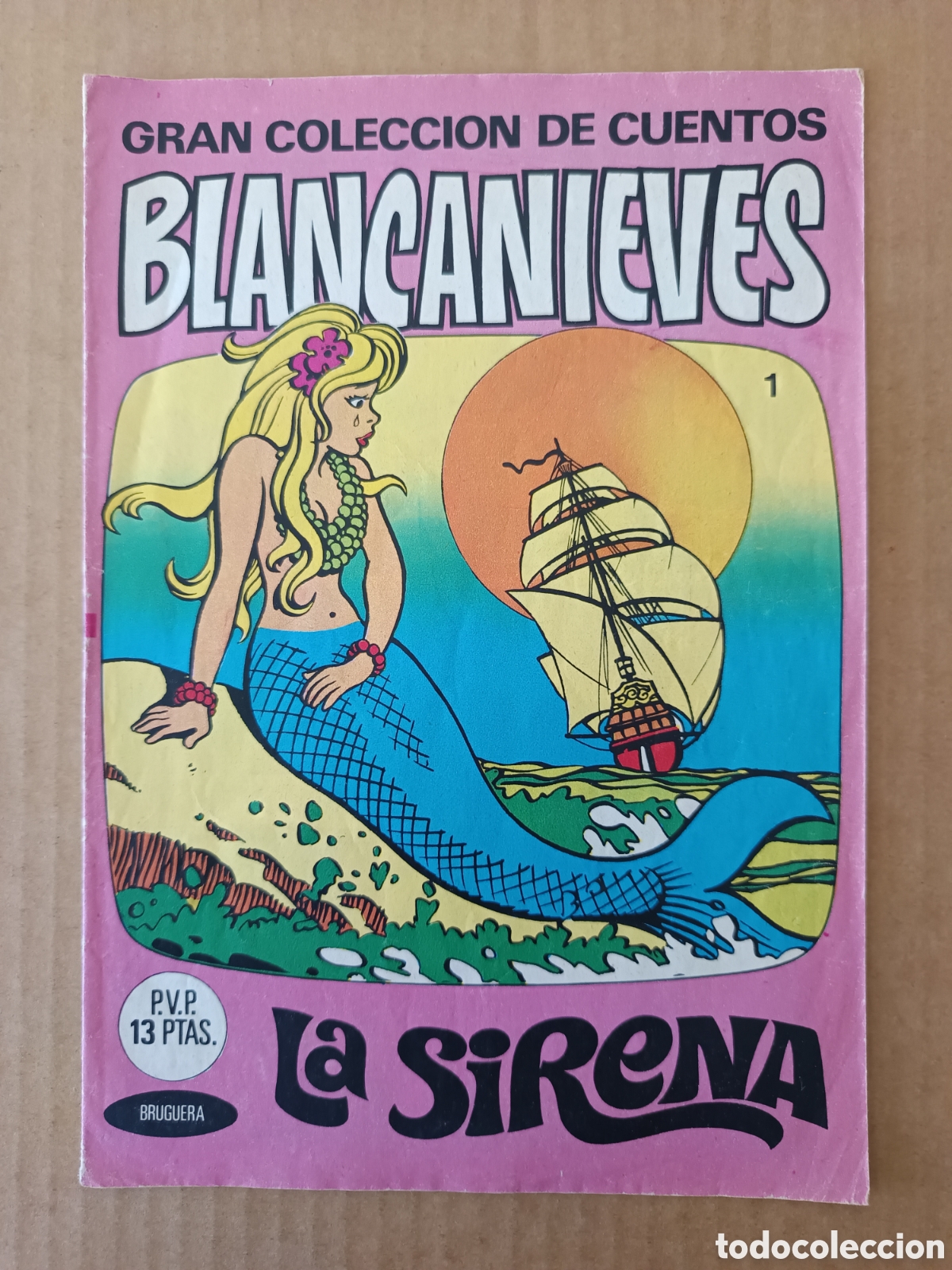 Tebeos: Gran Colecci&oacute;n de Cuentos Blancanieves n&deg;1: La Sirena/Florinda (Bruguera, 1976). Por Jan.