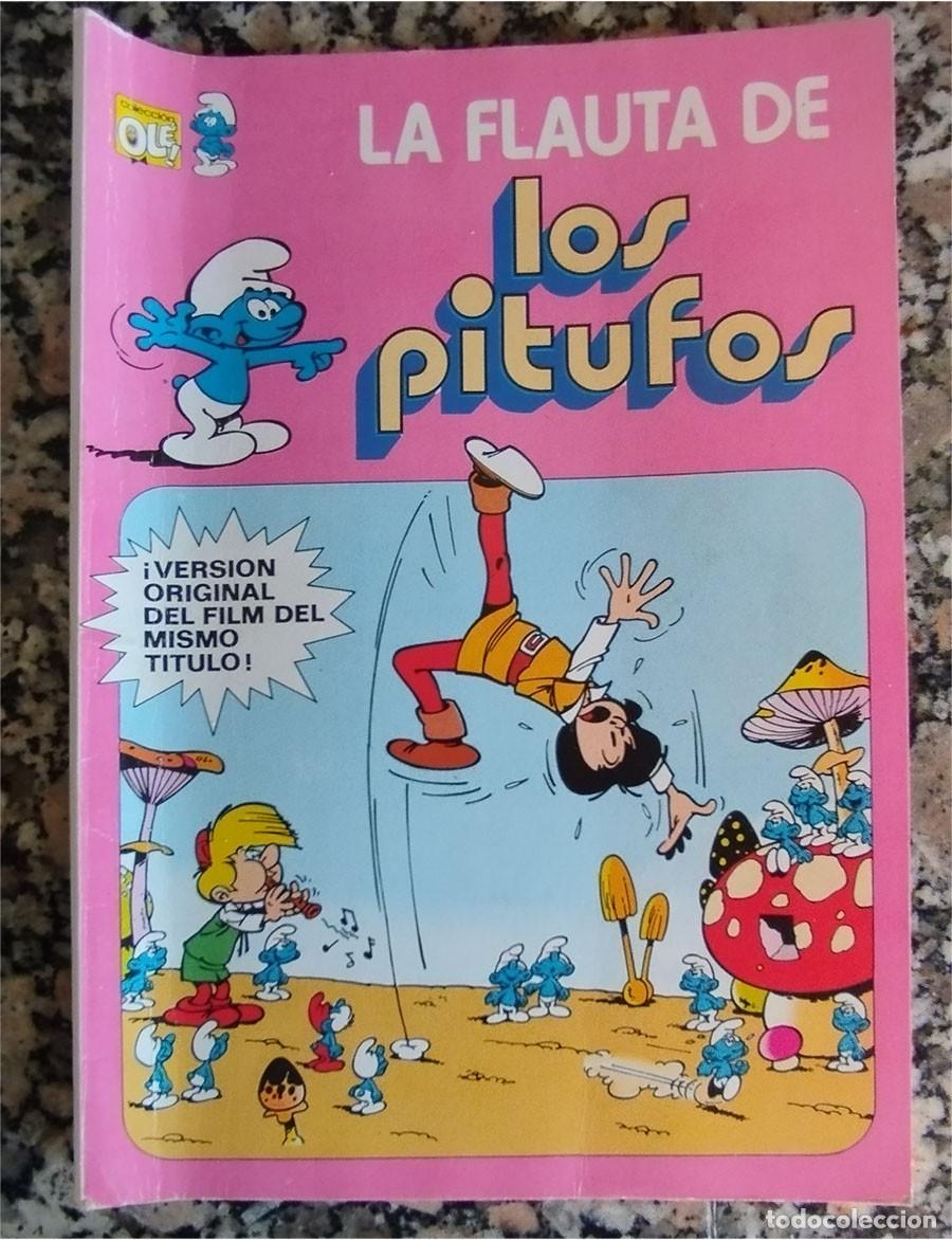 Tebeos: LA FLAUTA DE LOS PITUFOS VERSION DE LA PELICULA 1.&ordf; EDICION 1979 COL. OLE 1