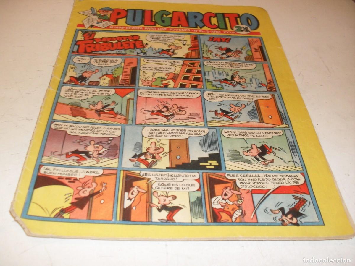 Tebeos: PULGARCITO N&ordm; 1498,CON EL CAPITAN TRUENO,DE 2597.BRUGUERA,1947