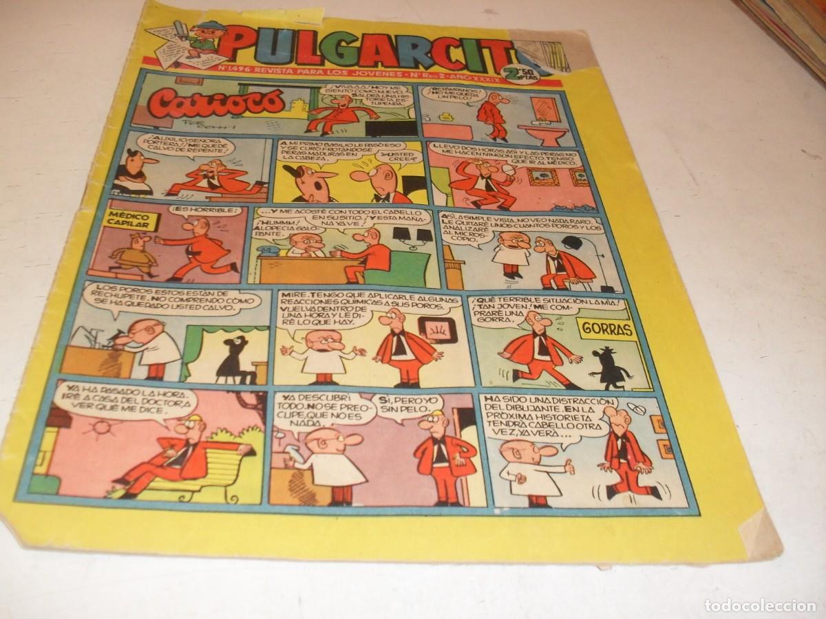 Tebeos: PULGARCITO N&ordm; 1496,CON EL CAPITAN TRUENO,DE 2597.BRUGUERA,1947