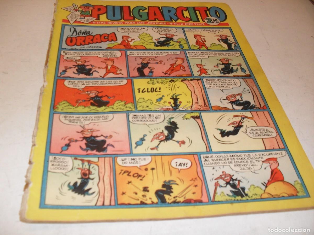 Tebeos: PULGARCITO N&ordm; 1495,CON EL CAPITAN TRUENO,DE 2597.BRUGUERA,1947
