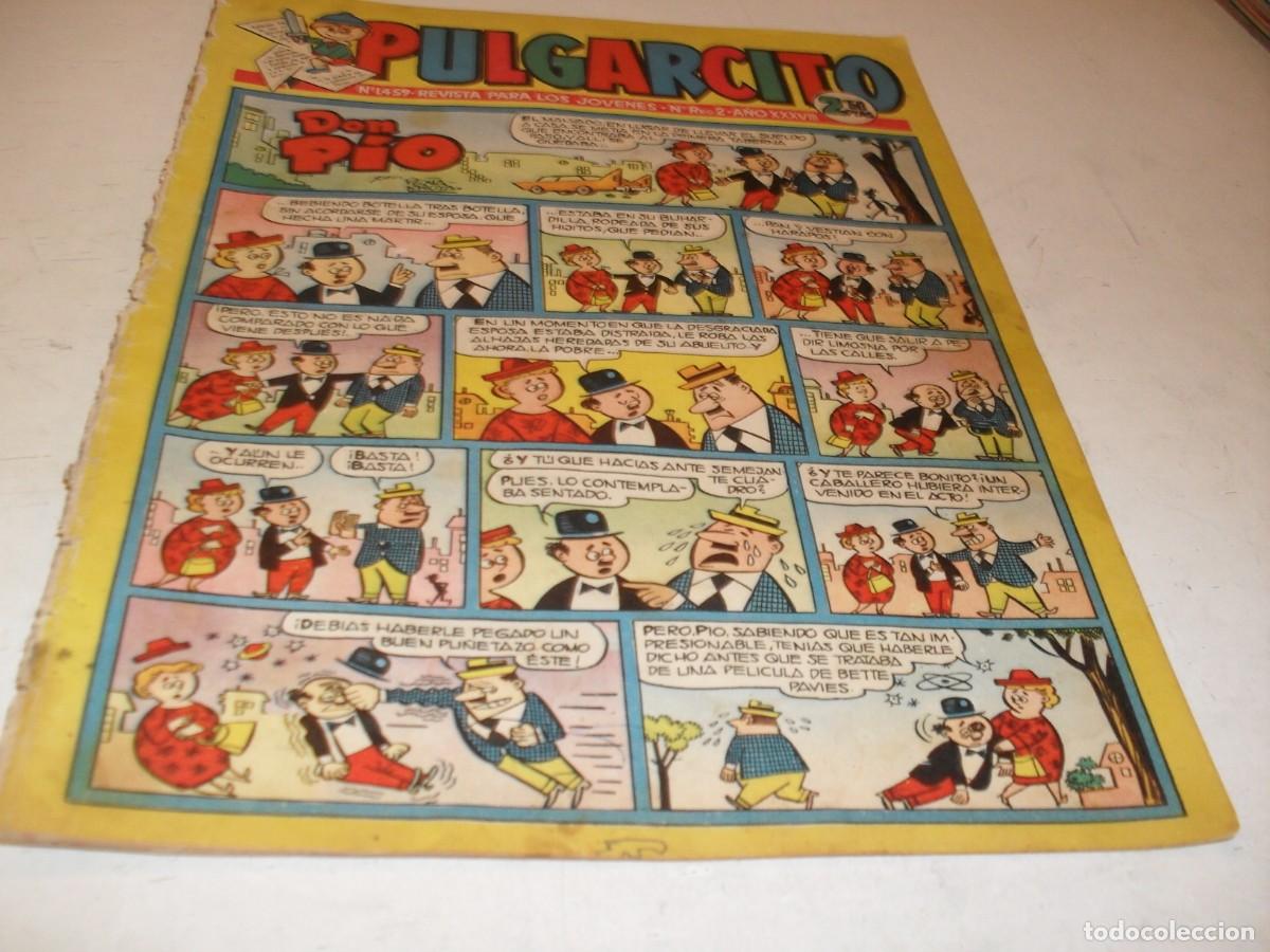Tebeos: PULGARCITO N&ordm; 1459,CON EL CAPITAN TRUENO,DE 2597.BRUGUERA,1947