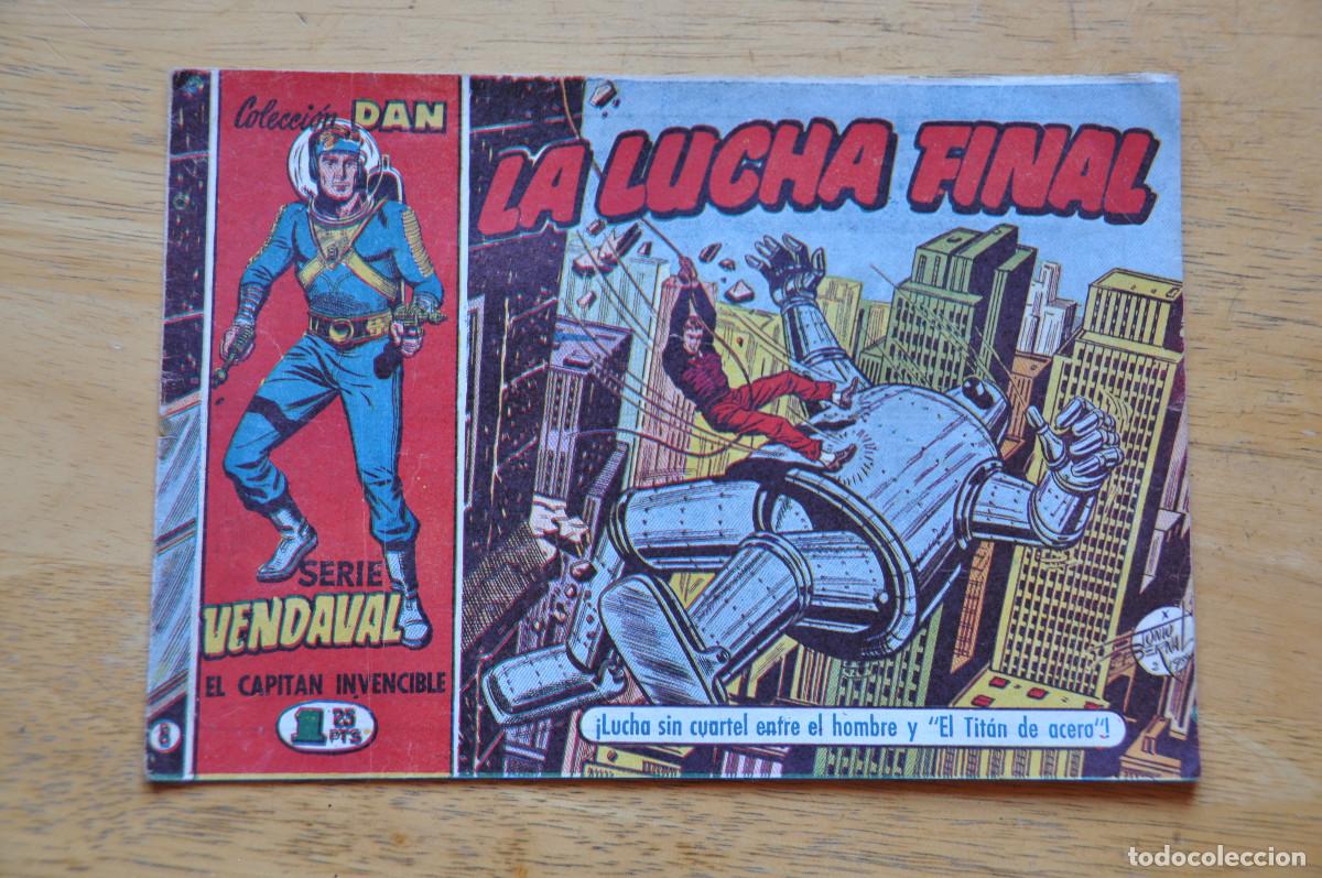 Tebeos: COMIC - COLECCION DAN SERIE VENDAVAL - EL CAPITAN INVENCIBLE N&ordm;8 (LA LUCHA FINAL)