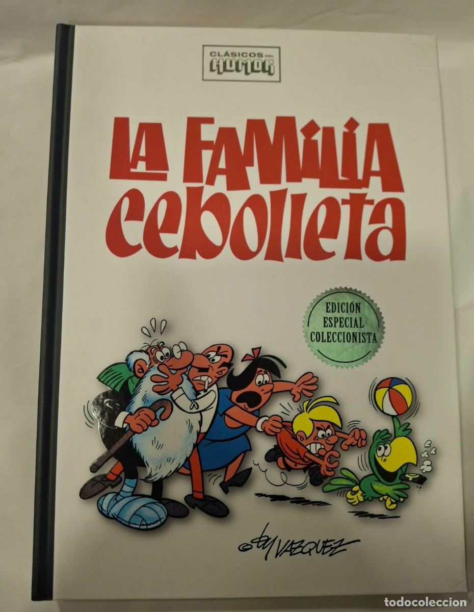 Tebeos: LA FAMILIA CEBOLLETA. VAZQUEZ. CLASICOS DEL HUMOR. RBA TAPA DURA.
