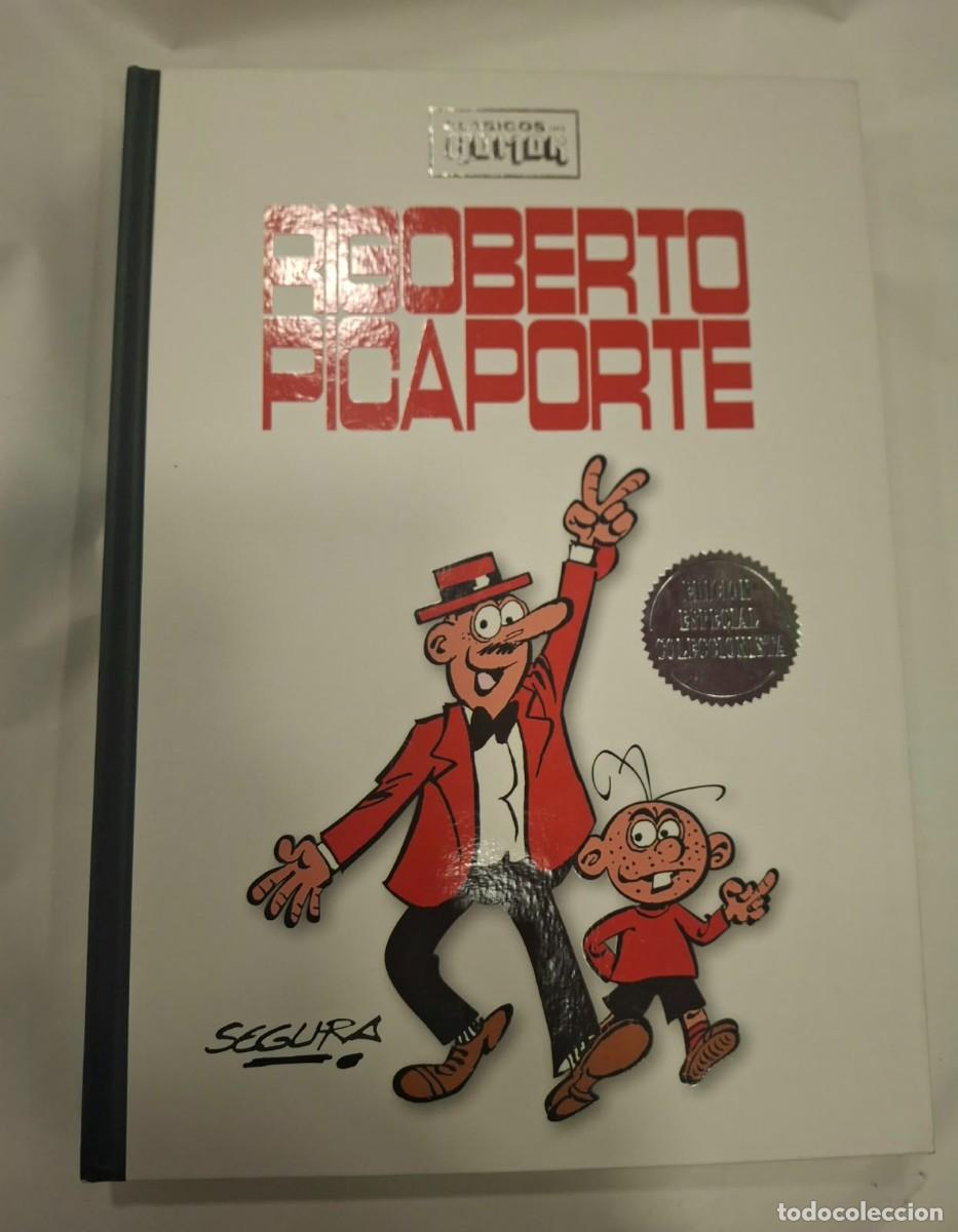 Tebeos: ROBERTO PICAPORTE. SEGURA. CLASICOS DEL HUMOR. RBA TAPA DURA.
