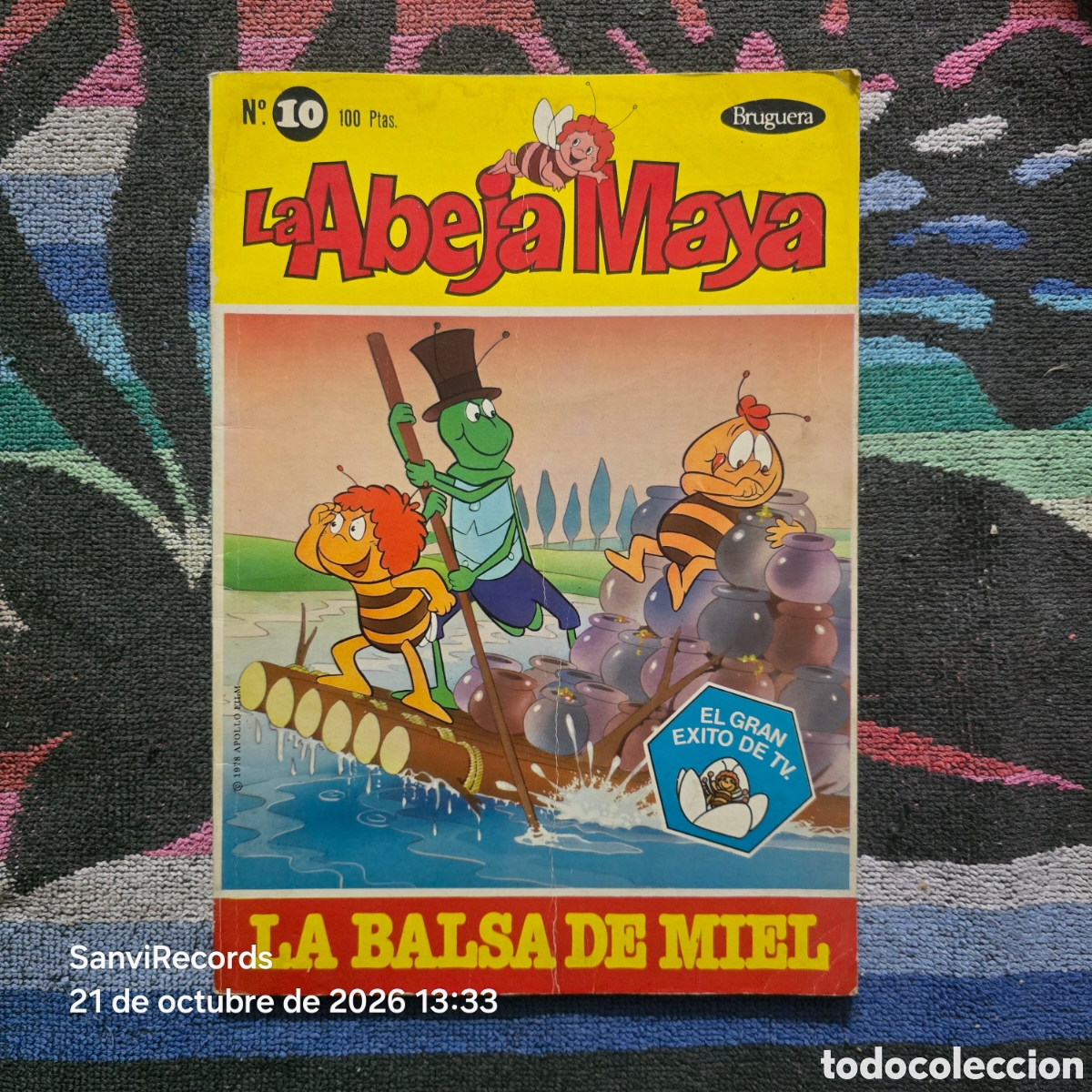 Tebeos: LA ABEJA MAYA 10: LA BALSA DE MIEL (BRUGUERA)
