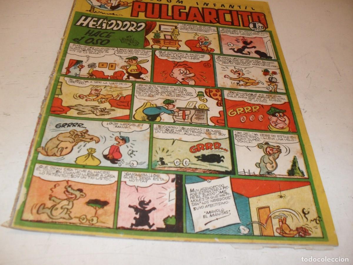 Tebeos: PULGARCITO N&ordm; 182,CON EL INSPECTOR DAN:NOCHE LUGUBRE,DE 2597.BRUGUERA,1947