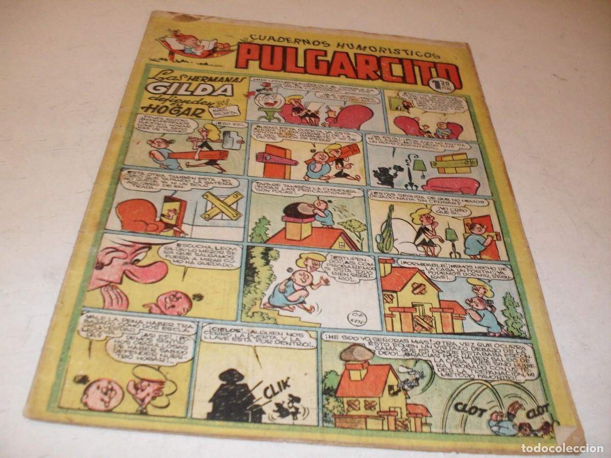 Tebeos: PULGARCITO N&ordm; 128,CON EL INSPECTOR DAN:SATAN VUELVE A LA TIERRA,DE 2597.BRUGUERA,1947