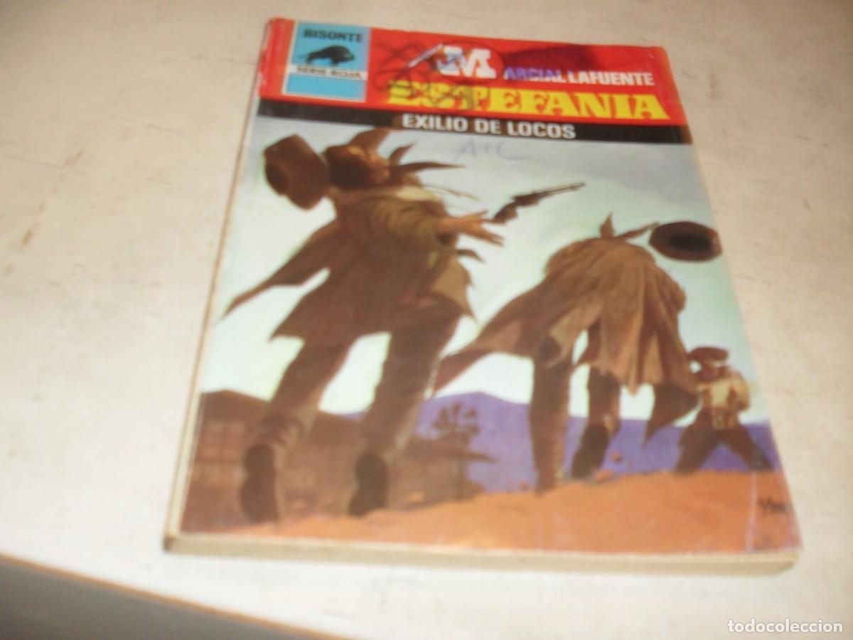 Tebeos: BOLSILIBROS BISONTE,S.ROJA,N&ordm; 1754,EXILIO DE LOCOS,DE ESTEFANIA,BRUGUERA,A&Ntilde;OS 80