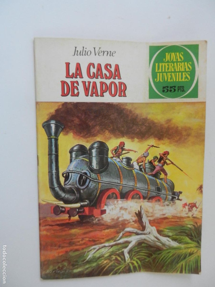 Tebeos: LA CASA DE VAPOR -JULIO VERNE - N&ordm; 134 - JOYAS LITERARIAS - BRUGUERA 1981