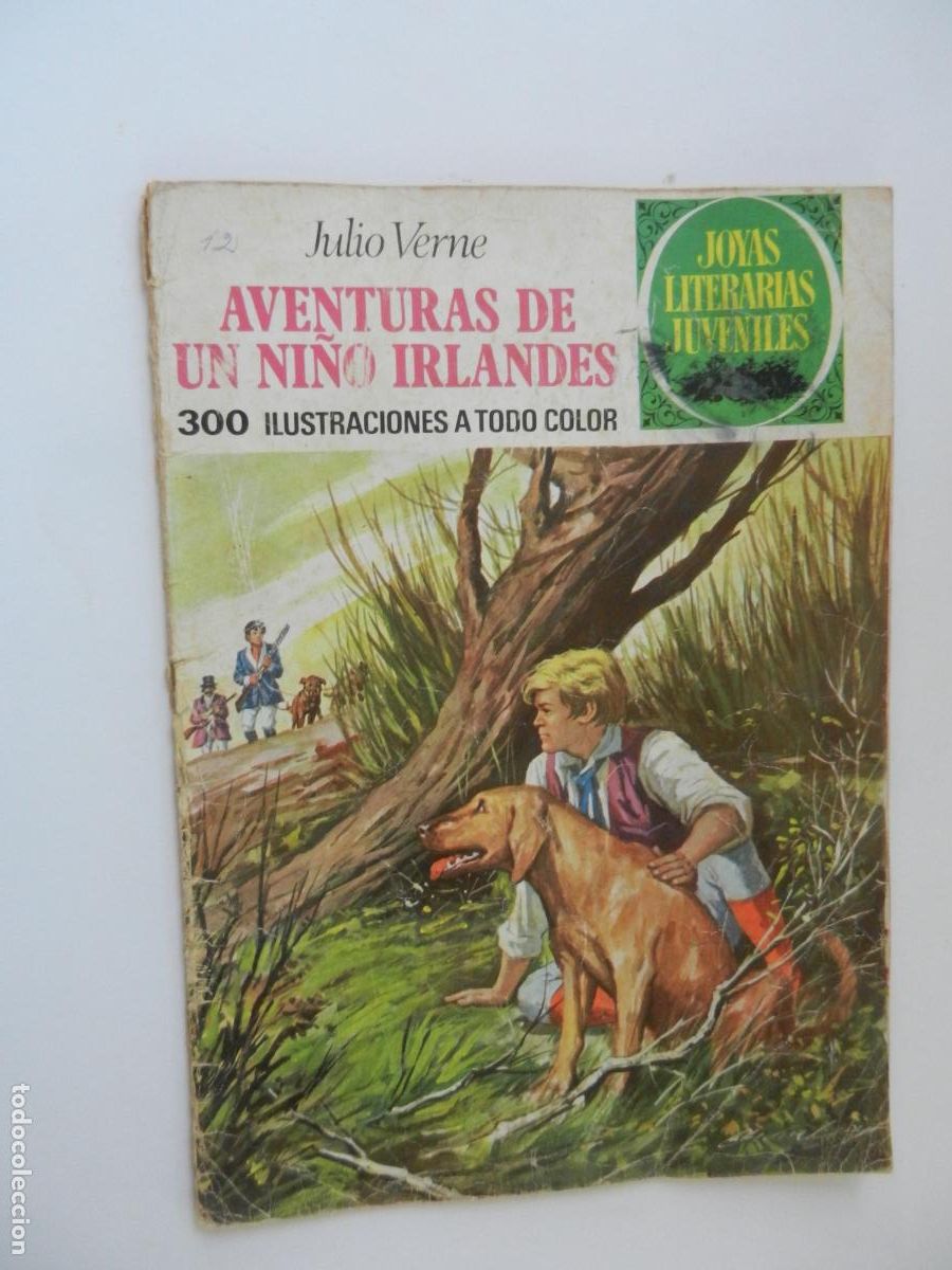 Tebeos: AVENTURAS DE UN NI&Ntilde;O IRLANDES - JULIO VERNE - N&ordm; 126 - JOYAS LITERARIAS - BRUGUERA 1975