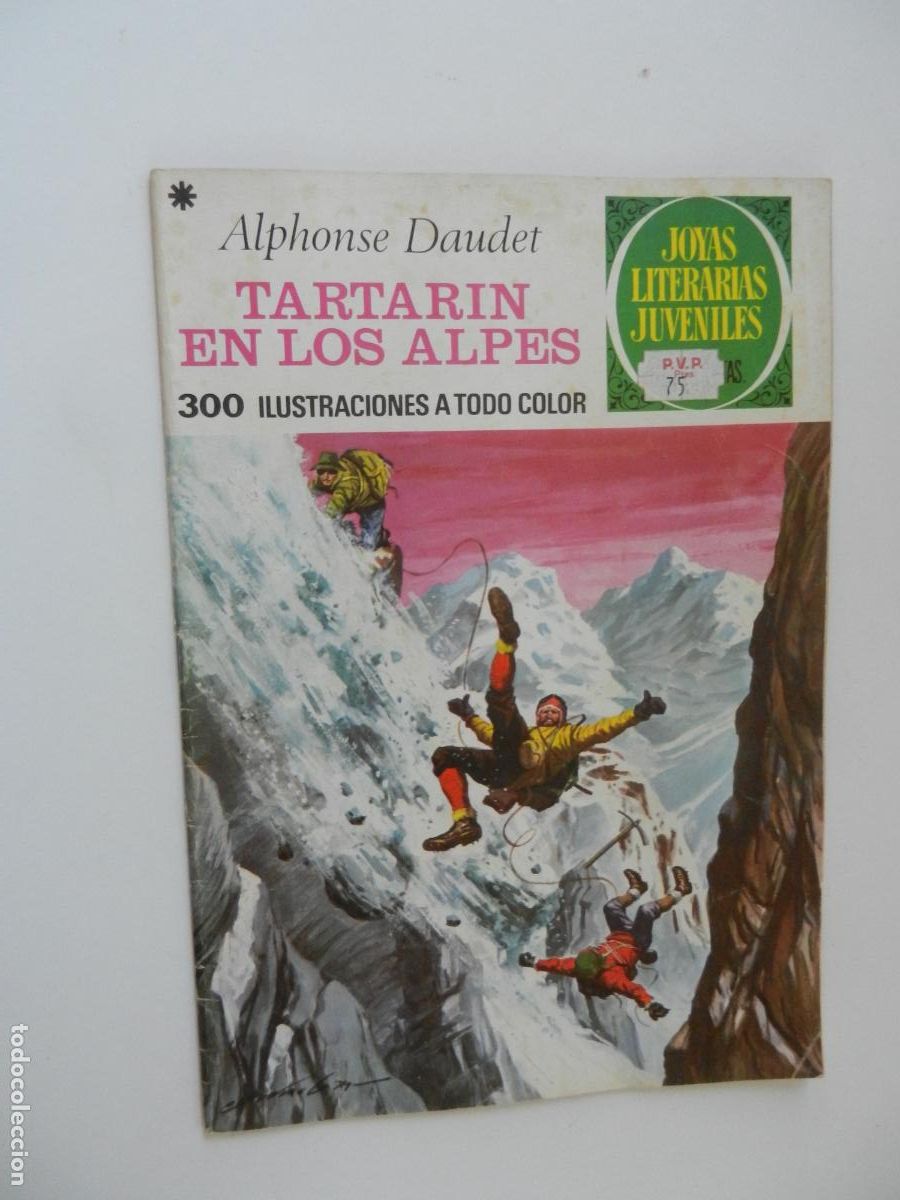 Tebeos: TARTARIN EN LOS ALPES - ALPHONSE DAUDET - N&ordm; 125 - JOYAS LITERARIAS - BRUGUERA 1978