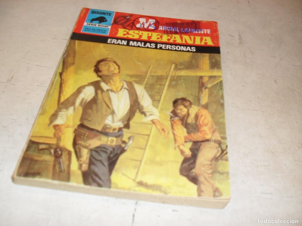 Tebeos: BOLSILIBROS BISONTE,S.ROJA,N&ordm; 1718,ERAN MALAS PERSONAS,DE ESTEFANIA,BRUGUERA,A&Ntilde;OS 80