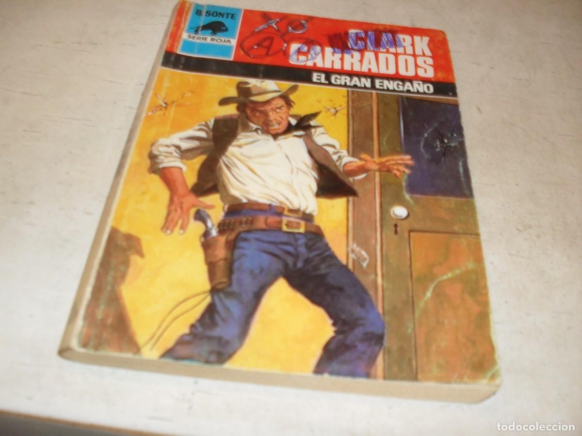 Tebeos: BOLSILIBROS BISONTE,S.ROJA,N&ordm; 1697.EL GRAN ENGA&Ntilde;O,DE CLARK CARRADOS,BRUGUERA,A&Ntilde;OS 80