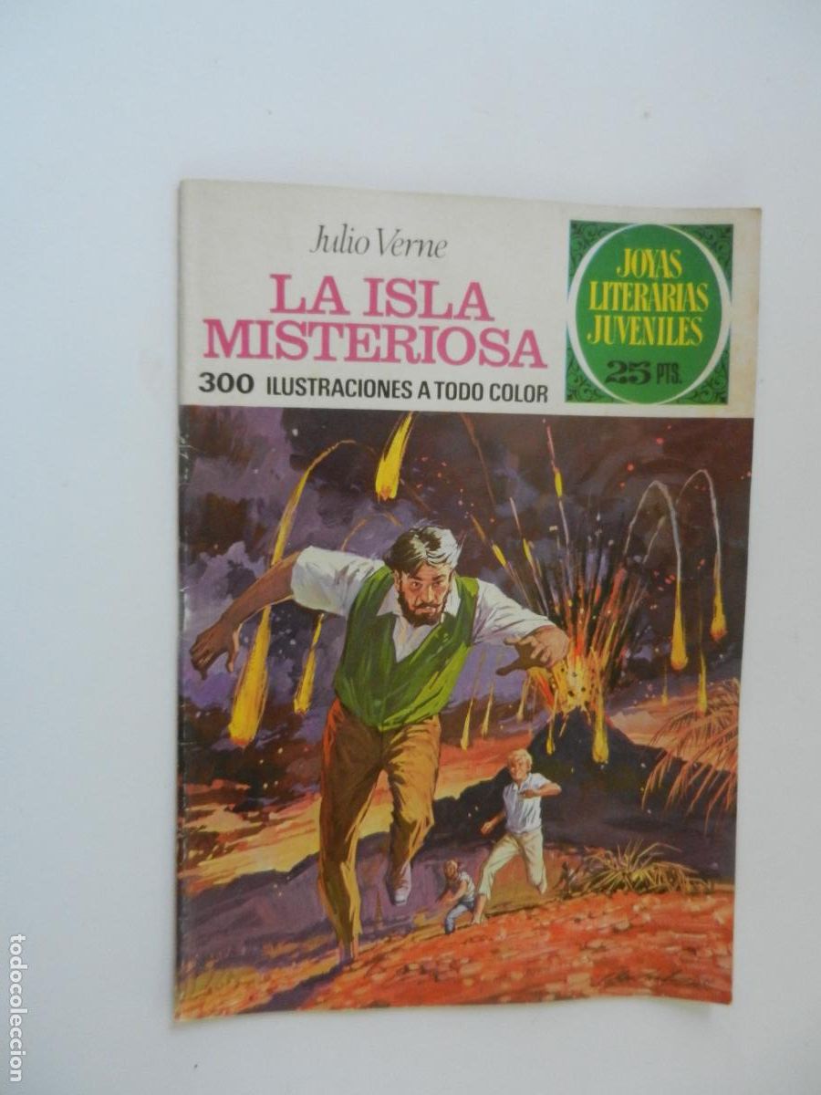 Tebeos: LA ISLA MISTERIOSA - JULIO VERNE - N&ordm; 13- JOYAS LITERARIAS - BRUGUERA 1977