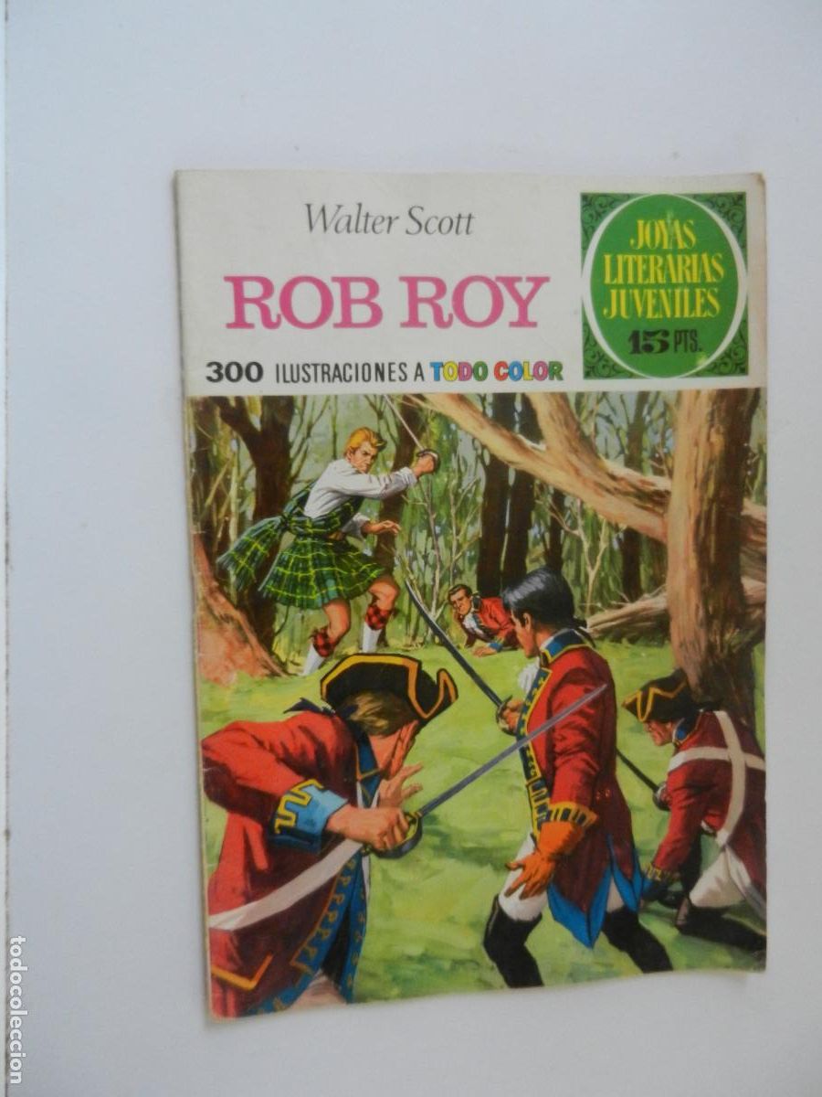 Tebeos: ROB BOY - WALTER SCOTT - N&ordm; 11- JOYAS LITERARIAS - BRUGUERA 1970