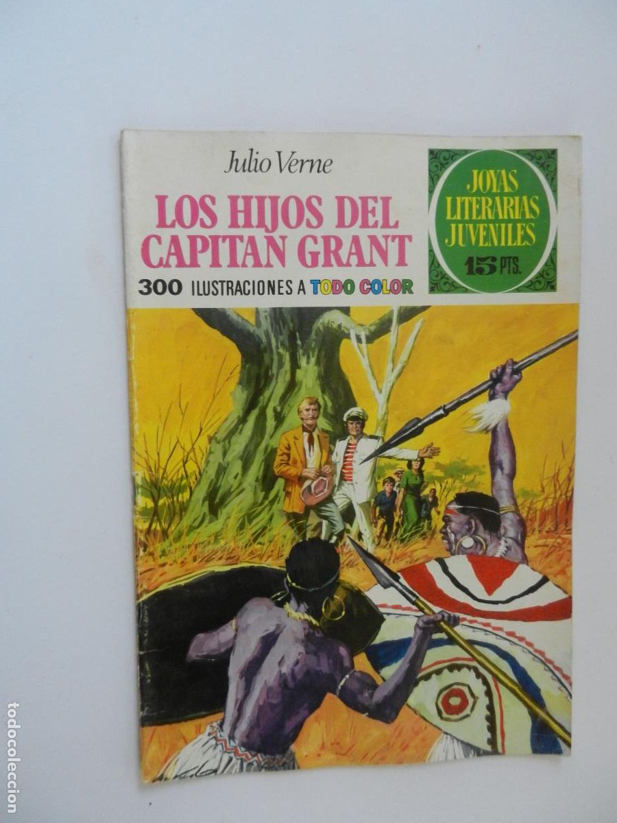 Tebeos: LOS HIJOS DEL CAPITAN GRANT - JULIO VERNE - N&ordm; 9- JOYAS LITERARIAS - BRUGUERA 1970