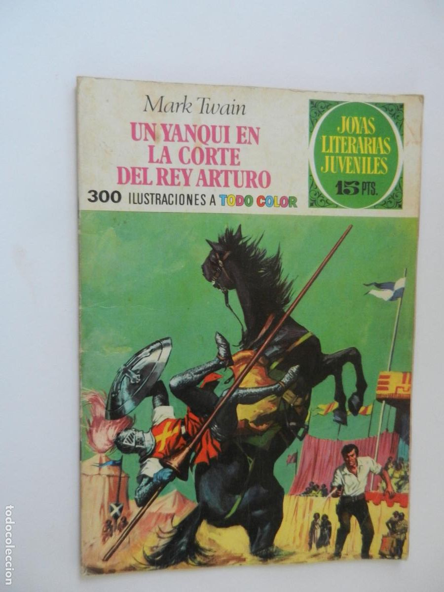 Tebeos: UN YANKI EN LA CORTE DEL REY ARTURO - MARK TWAIN - N&ordm; 5- JOYAS LITERARIAS - BRUGUERA 1970