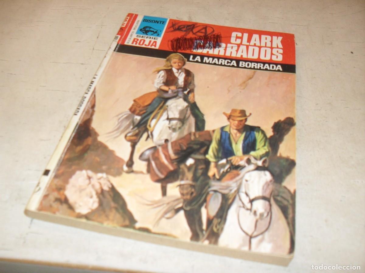Tebeos: BOLSILIBROS BISONTE,S.ROJA,N&ordm; 1589,LA MARCA BORRADA,DE CLARK.CARRADOS,BRUGUERA,A&Ntilde;OS 70