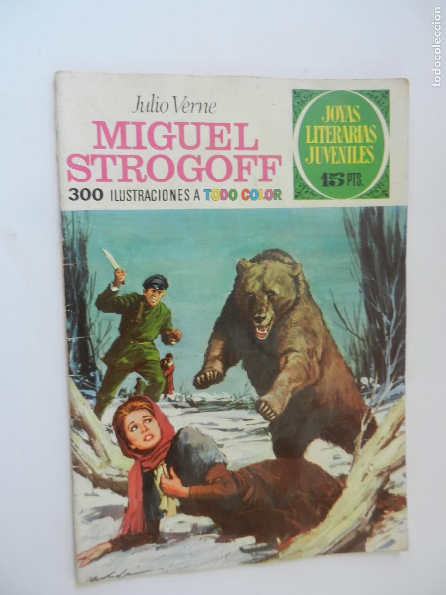 Tebeos: MIGUEL STROGOFF- JULIO VERNE - N&ordm; 1- JOYAS LITERARIAS - BRUGUERA 1970