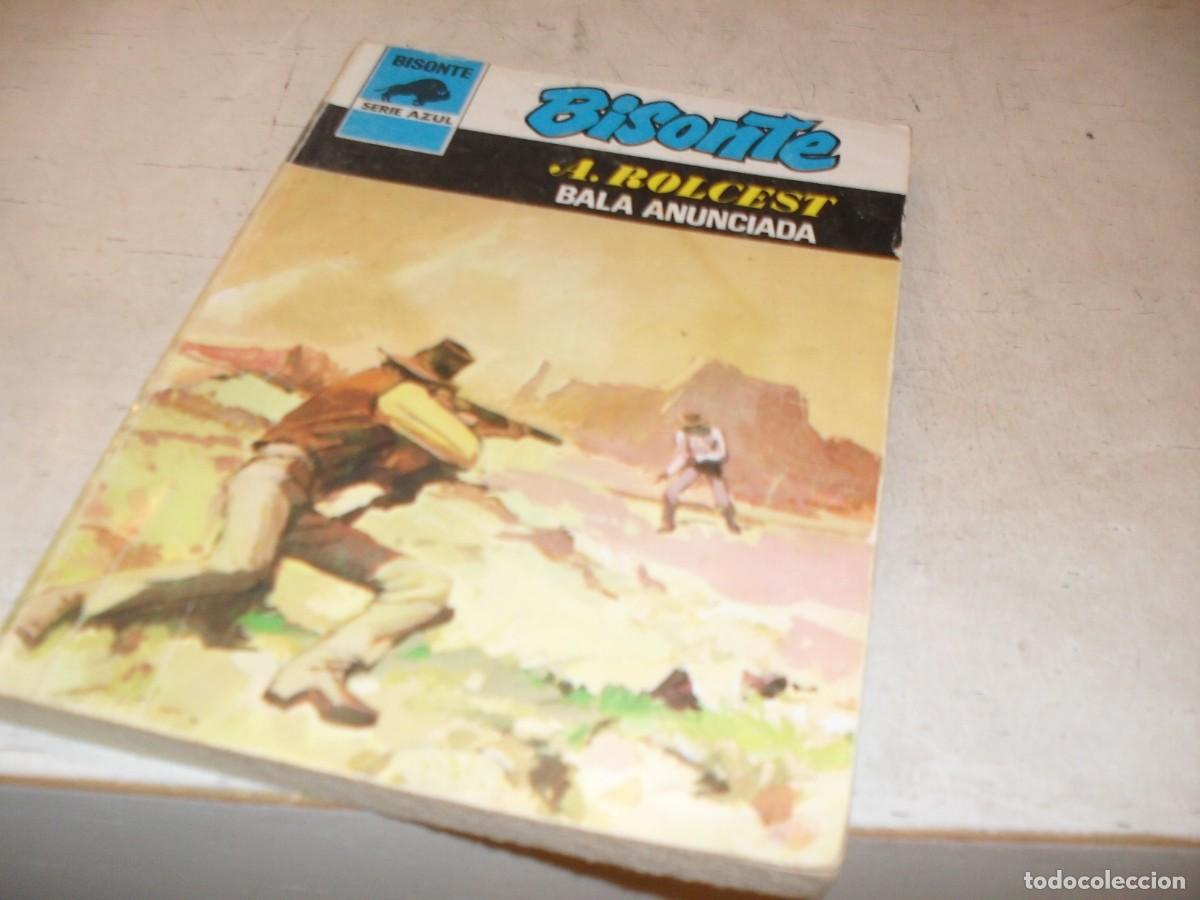 Tebeos: BOLSILIBROS BISONTE,S.AZUL,N&ordm; 471,BALA ANUNCIADAMDE A.ROLSEST,BRUGUERA,A&Ntilde;OS 80